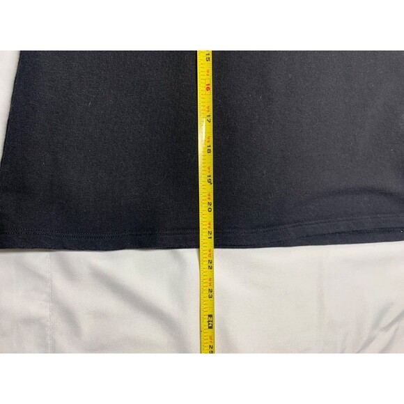 Eileen Fisher Short Sleeve Sweater Women's Size M Black Layering Old Money - Picture 6 of 7